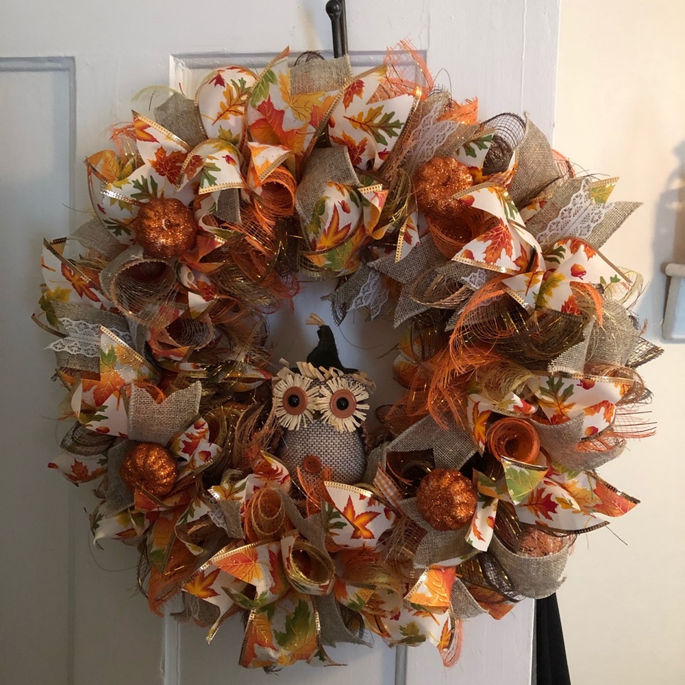 Wreath Mesh and Ribbon